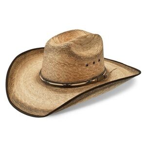 Resistol x Jason Aldean Amarillo Sky Straw Cowboy Hat Tan & Brown Men’s L 23”